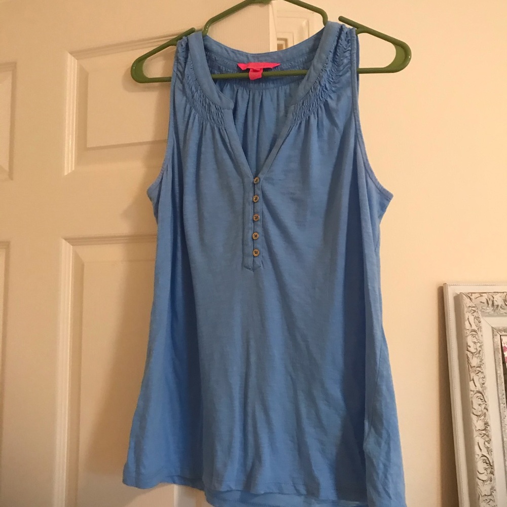 Lilly Pulitzer Essie Top in Blue Peri